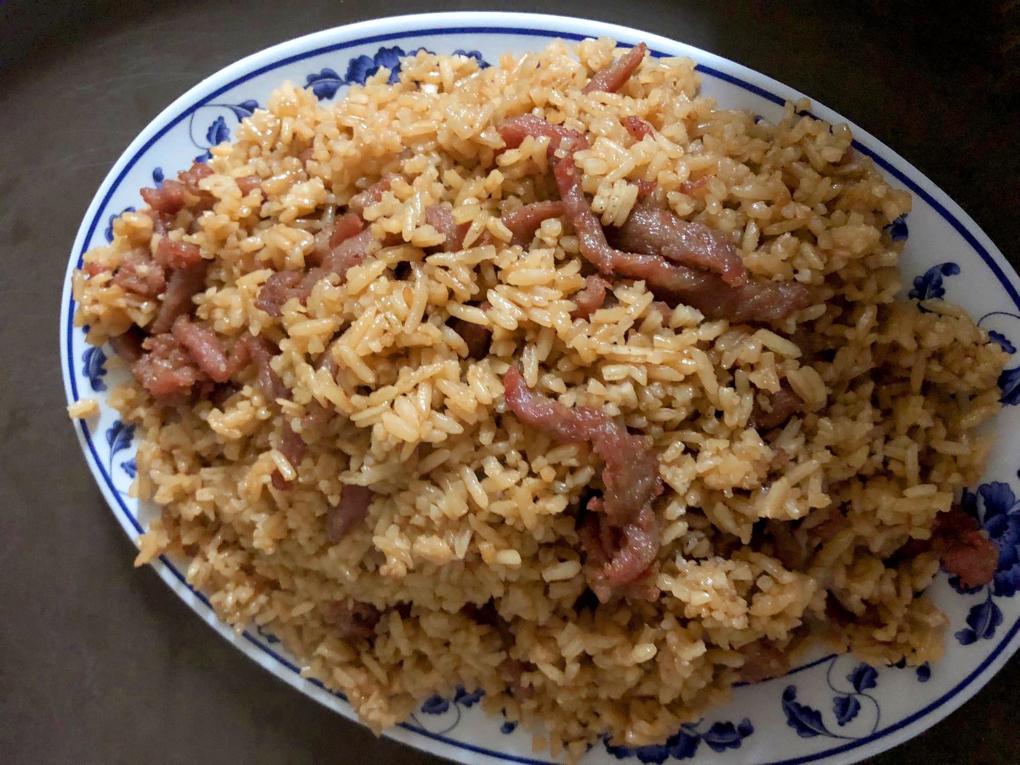 Order 38. Halal Beef Fried Rice food online from Halal Kitchen Chinese Restaurant store, Maspeth on bringmethat.com