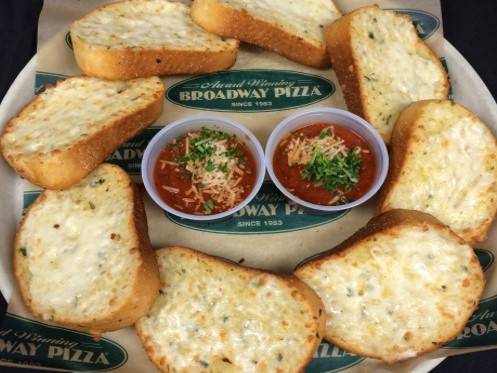 Order Family Size Italian Cheese Bread food online from Broadway Bar & Pizza store, Rochester on bringmethat.com