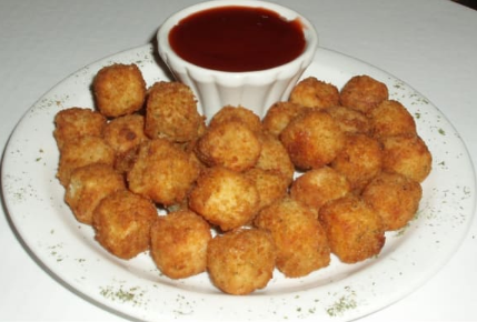 Order Fried Cheddar Cheese Cubes food online from Francesco Bros Pizzeria store, Bensenville on bringmethat.com