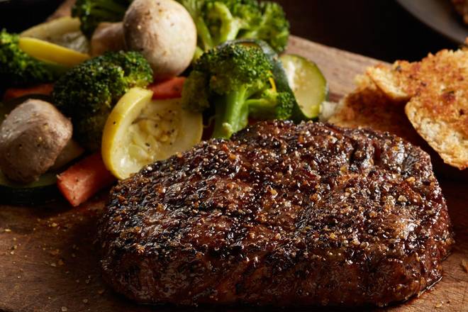 Order THE BLUE PLATE SPECIAL- 8oz. SIRLOIN* food online from 54th Street Grill & Bar - store, San Antonio on bringmethat.com