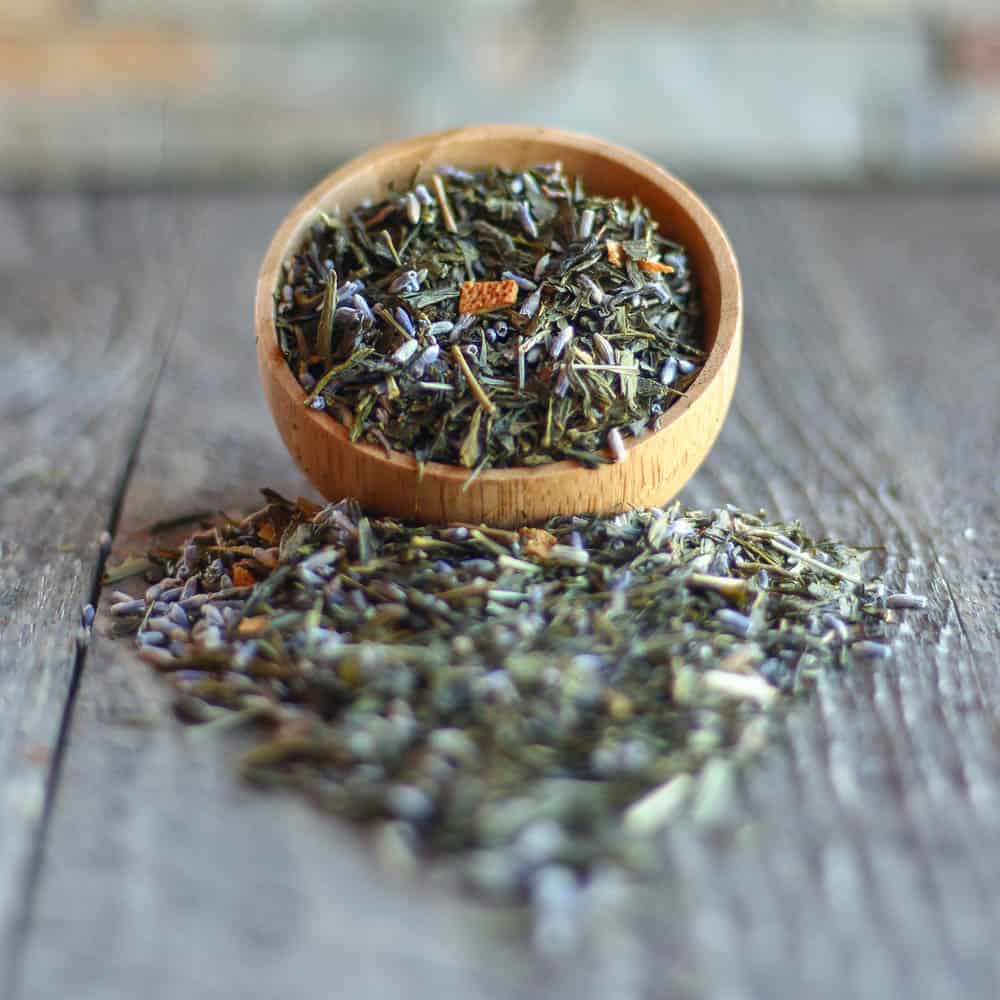 Order Lavender Sunrise Green Tea food online from Fava Tea Company In Greenfield store, Greenfield on bringmethat.com