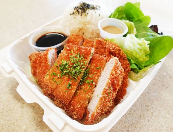 Order Tonkatsu (Pork Cutlet) Plate food online from Miyakonjo Bento & Catering store, Honolulu on bringmethat.com