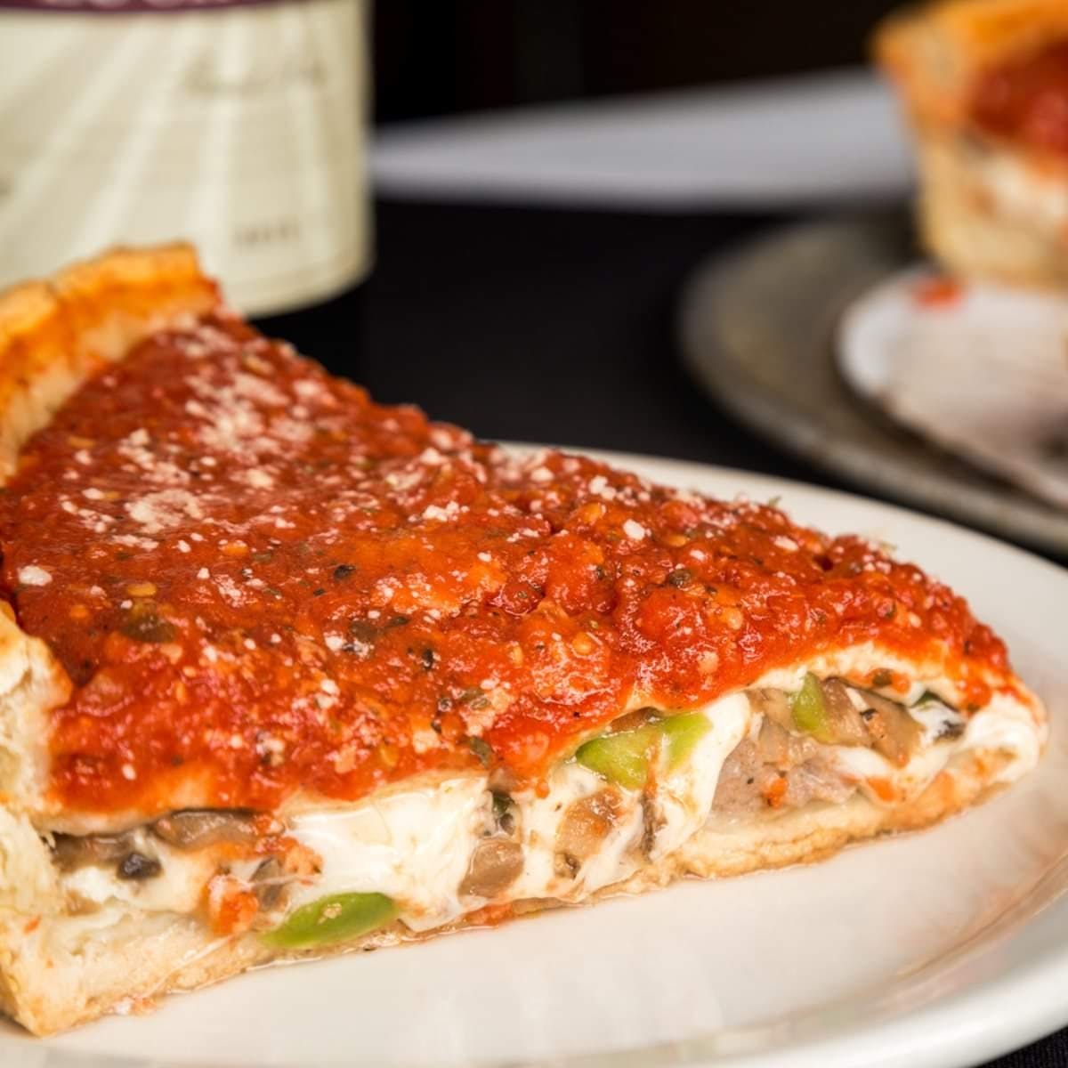 Order Bacino's Special Stuffed Pizza - Bambino 6" food online from Bacino's Pizzeria  store, Chicago on bringmethat.com