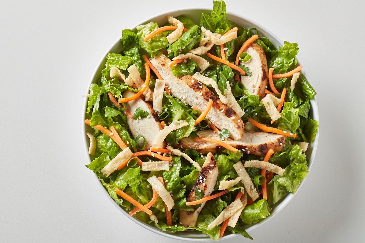 Order THAI CHICKEN SALAD food online from Tropical Smoothie Cafe store, McAllen on bringmethat.com