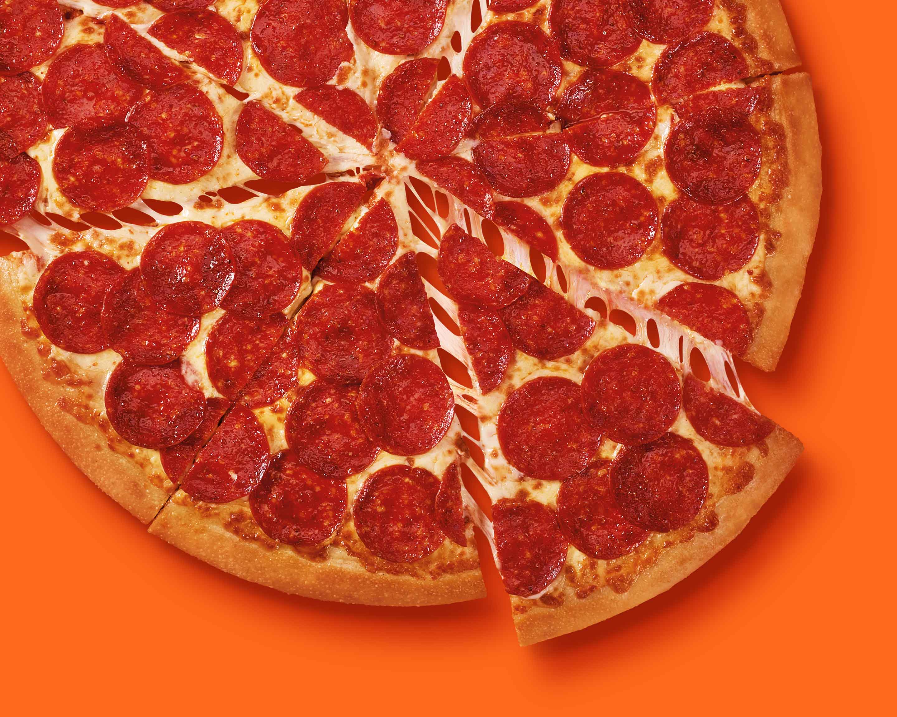 Order Most Cheese & Pepperoni Round Pizza food online from Little Caesars Pizza store, Orange on bringmethat.com