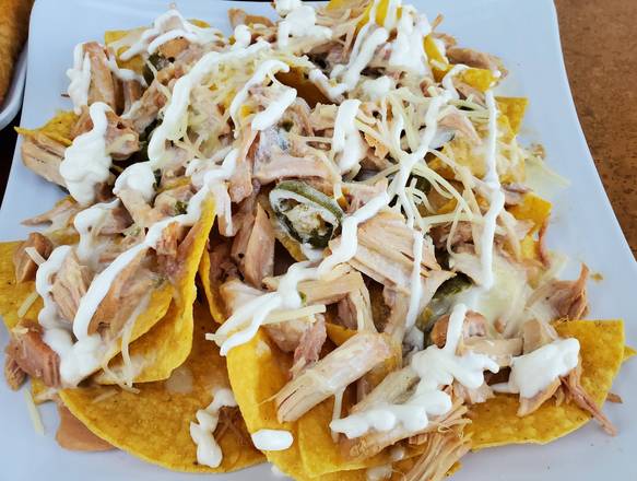 Order ULTIMATE NACHOS food online from Christine Casual Dining store, Green on bringmethat.com