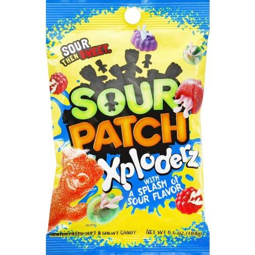 Order Sour Patch Kids · Sour Patch Xploderz Filled Soft & Chewy Candy (6.5 oz) food online from Mesa Liquor store, Mesa on bringmethat.com