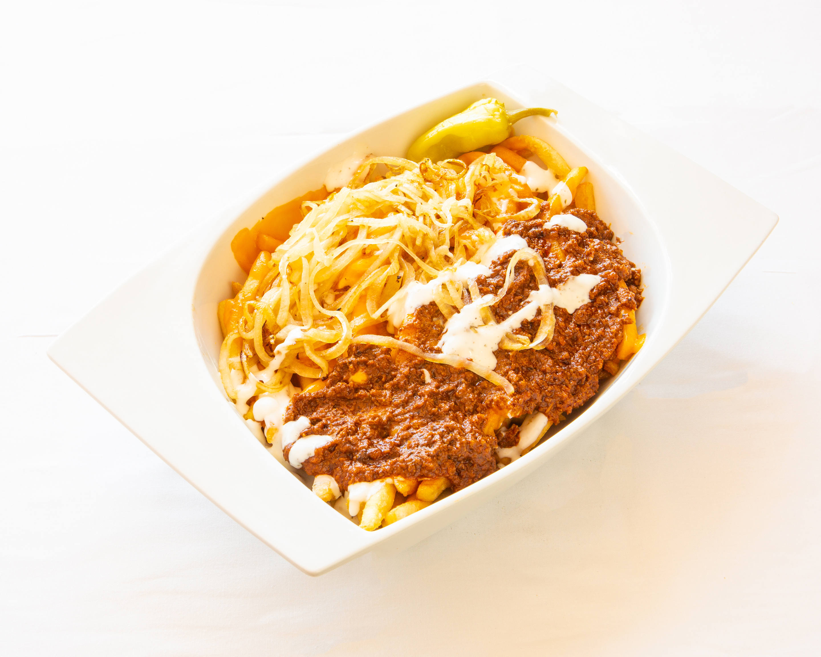 Order Chili Cheese Fries food online from Dejavu Cafe store, Isla Vista on bringmethat.com