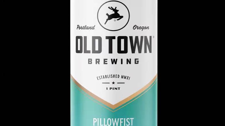 Order  Pillowfist Hazy IPA 16oz food online from Old Town Pizza store, Portland on bringmethat.com