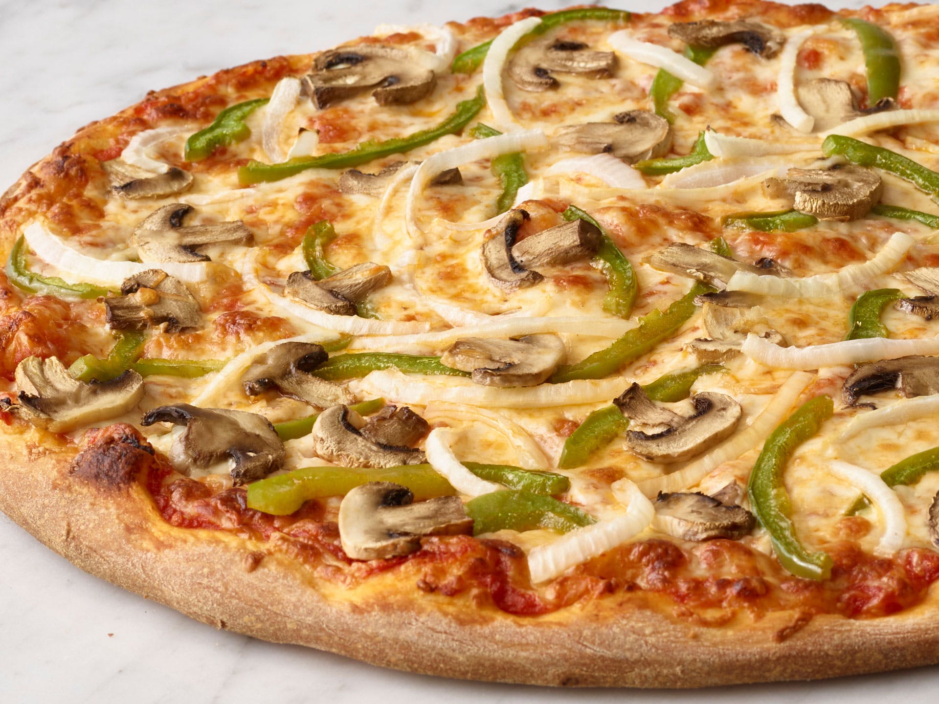 Order Vegetarian Pizza - Medium 14" food online from Pino Ii Pizzeria & Restaurant store, Nazareth on bringmethat.com