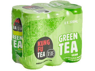 Order KFT2GO KF Green Tea Can x6 food online from Kung Fu Tea store, Leavenworth on bringmethat.com