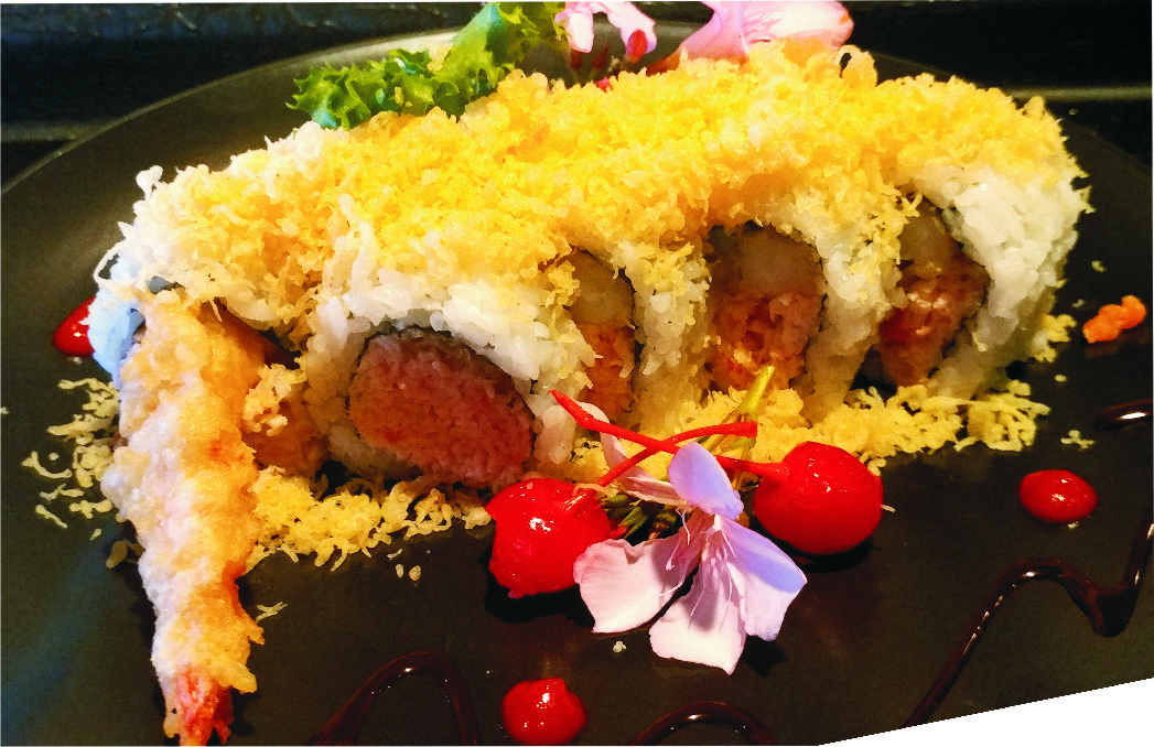 Order 10. Shrimp Tempura Crunch Rol food online from I Love Sushi store, Santa Clarita on bringmethat.com