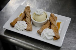 Order Churros with Ice Cream food online from Los Chaparros store, Honolulu on bringmethat.com