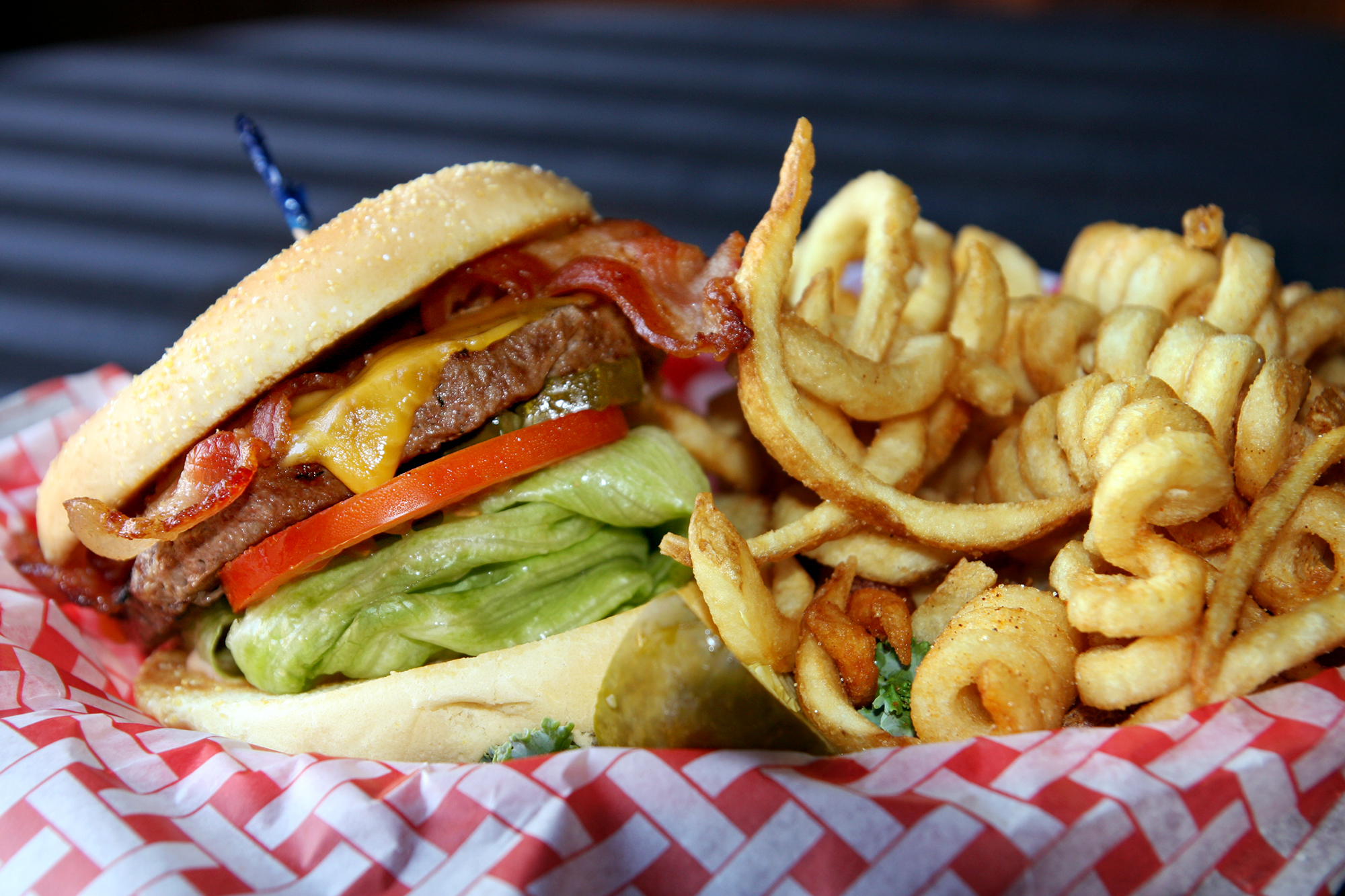 Order The Great Bacon Burger food online from Madison Bear Garden store, Chico on bringmethat.com