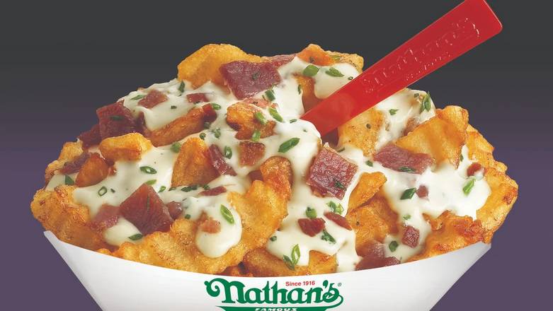 Order Bacon Jalapeño Ranch Fries food online from Nathan Famous store, Danbury on bringmethat.com