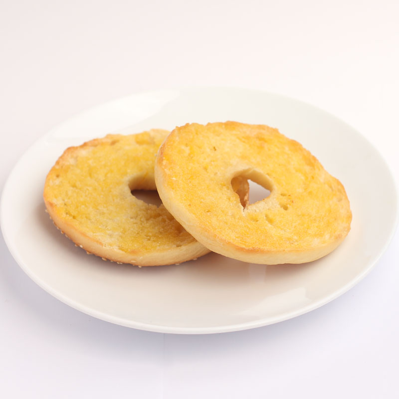 Order Bagel with butter food online from Royal Donut Cafe store, Burlingame on bringmethat.com
