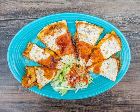 Order BBQ Quesadilla food online from Chile Verde Cafe store, Columbus on bringmethat.com