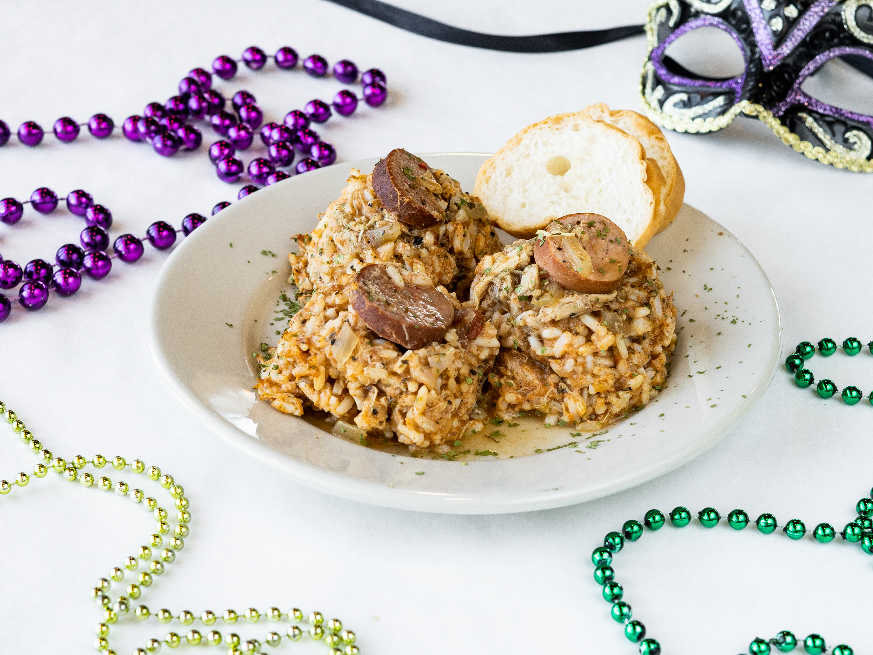 Order Gentilly Jambalaya food online from The Pelican House Restaurant store, Duncanville on bringmethat.com