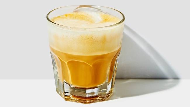 Order Macchiato food online from Gregorys Coffee store, Hoboken on bringmethat.com