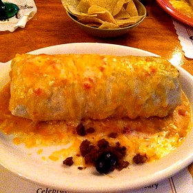 Order Corky’s Fabulous Garbage Burrito food online from Mijares Mexican Restaurant store, Pasadena on bringmethat.com