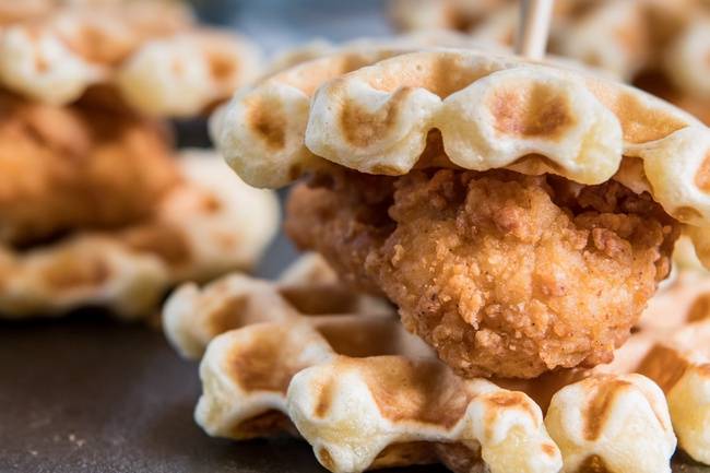 Order Chicken & Waffle Sliders food online from Jack's Grill store, Ithaca on bringmethat.com