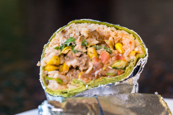 Order Ground Beef Burrito food online from Pitbullz Pizza store, Lancaster on bringmethat.com