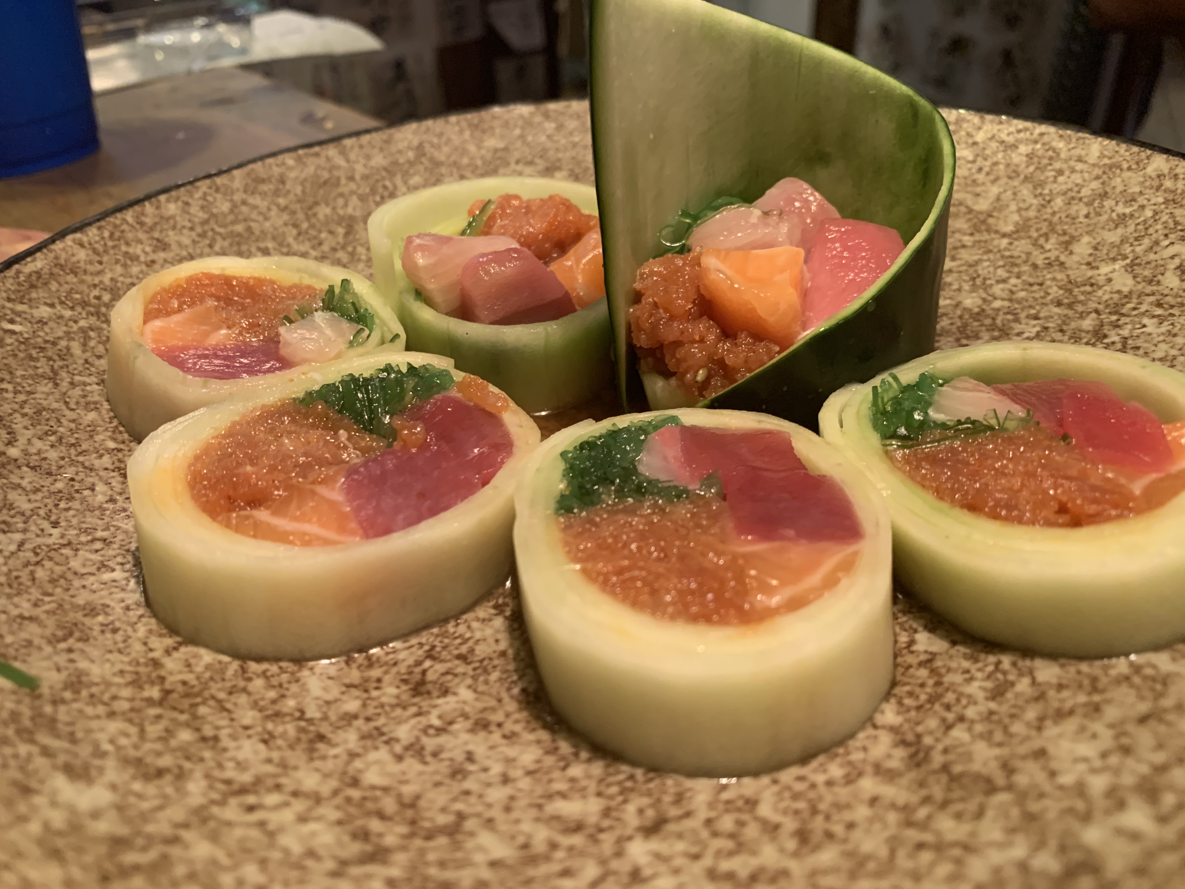 Order Refresh Cut Roll food online from Kaori Sushi store, Fullerton on bringmethat.com