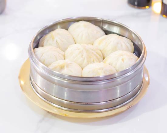 Order DT02.Steamed Creamy Custard Bun(6) food online from Dumpling House store, Plano on bringmethat.com