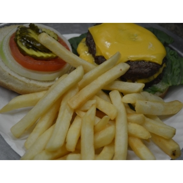 Order Cheeseburger food online from Golden State Pizza & Grill store, San Francisco on bringmethat.com