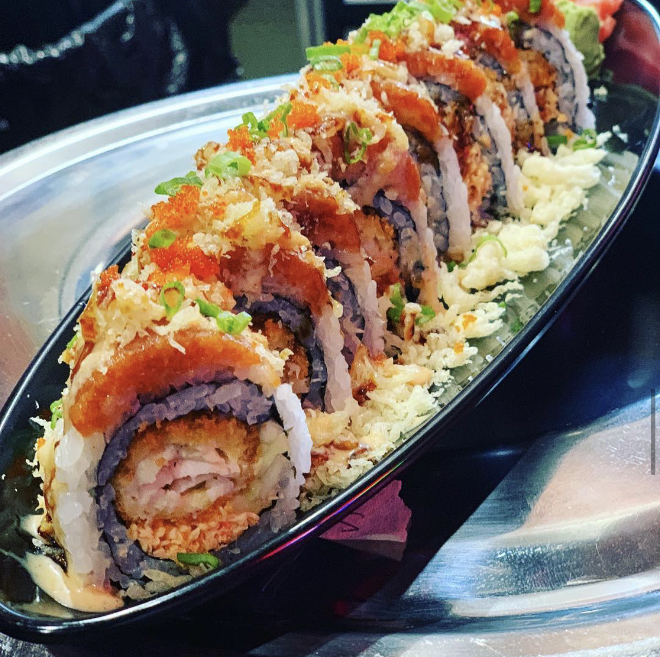 Order Hot Mess Roll food online from Hikari Sushi & Grill store, Frisco on bringmethat.com