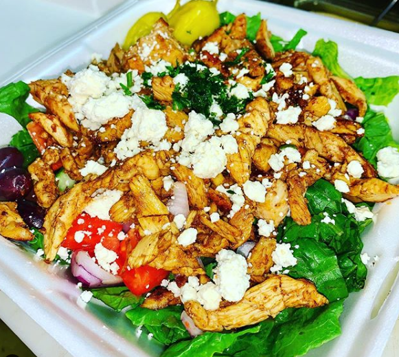 Order Greek Salad food online from Shawarmaholic store, Toledo on bringmethat.com