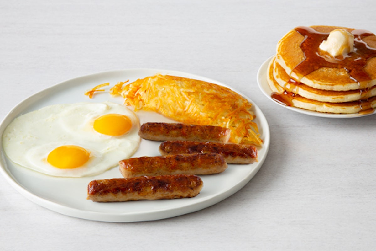 Order Four Sausage Links & Eggs* food online from Village Inn store, West Valley City on bringmethat.com