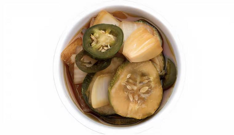 Order Pickles (1 lb) food online from Gen Korean BBQ House store, Houston on bringmethat.com
