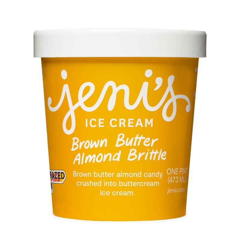 Order Brown Butter Almond Brittle Pint food online from Jeni Splendid Ice Cream store, Decatur on bringmethat.com