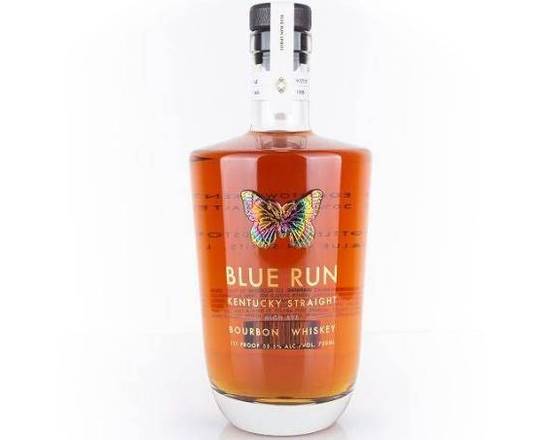 Order Blue Run Kentucky Straight High Rye Bourbon Whiskey food online from Newport Wine & Spirits store, Newport Beach on bringmethat.com