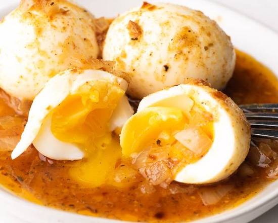 Order Boiled Eggs (2 pcs) food online from Red Pier Cajun Seafood & Bar store, Southaven on bringmethat.com