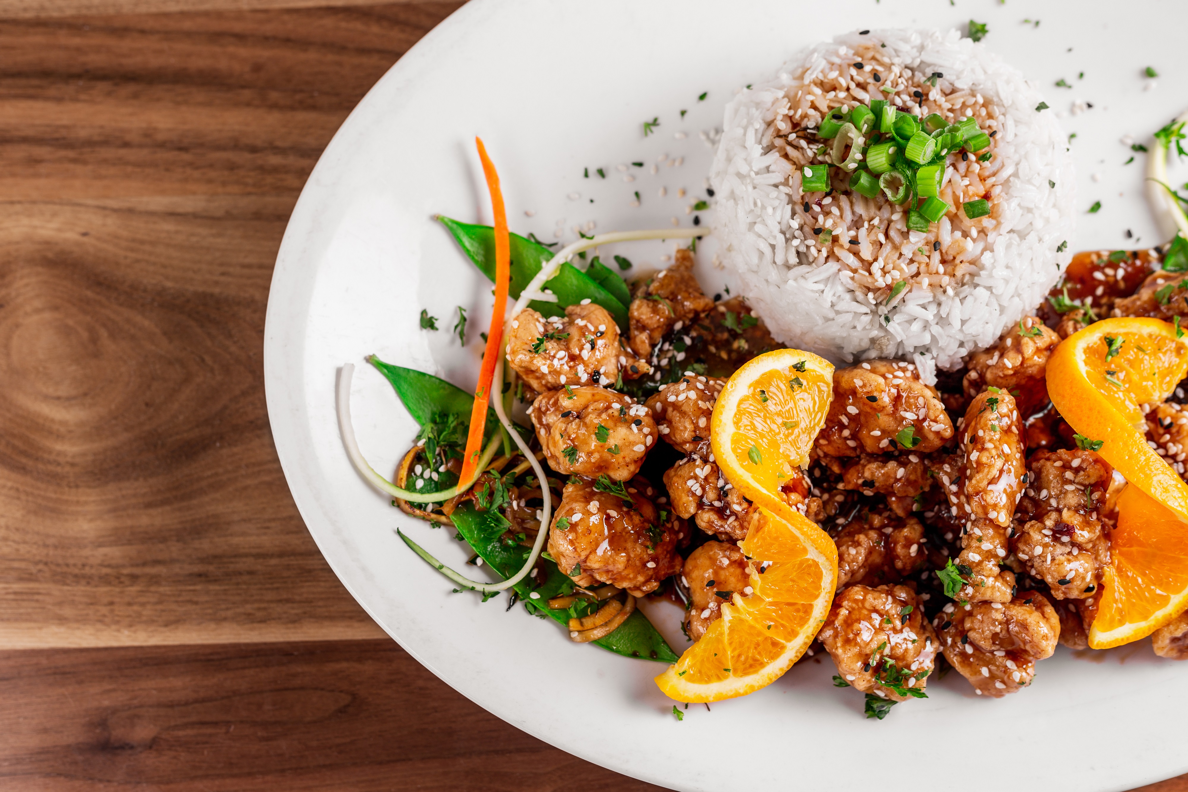 Order Orange Chicken food online from Maggie Mcfly's store, Southbury on bringmethat.com
