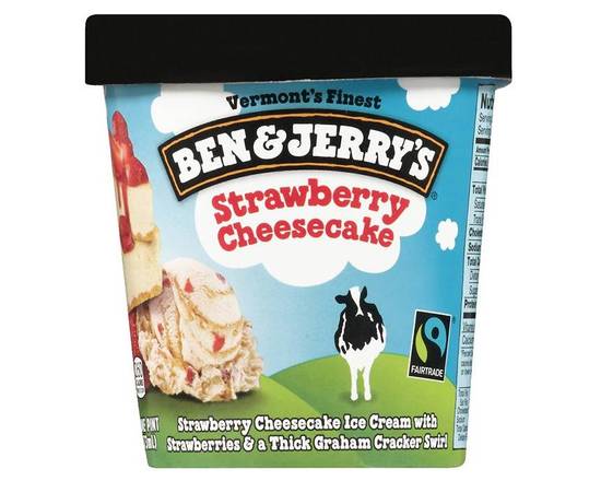 Order Ben & Jerry's Pint - Strawberry Cheesecake food online from Pink Dot Logan Heights store, San Diego on bringmethat.com