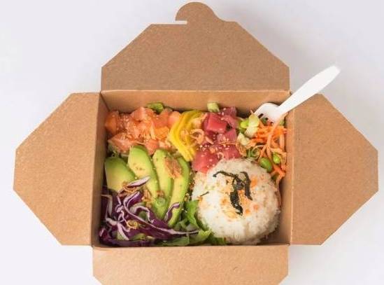 Order Poke Bowl with 2 Proteins food online from Tai Chi Bubble Tea store, Athens (Clarke County) on bringmethat.com