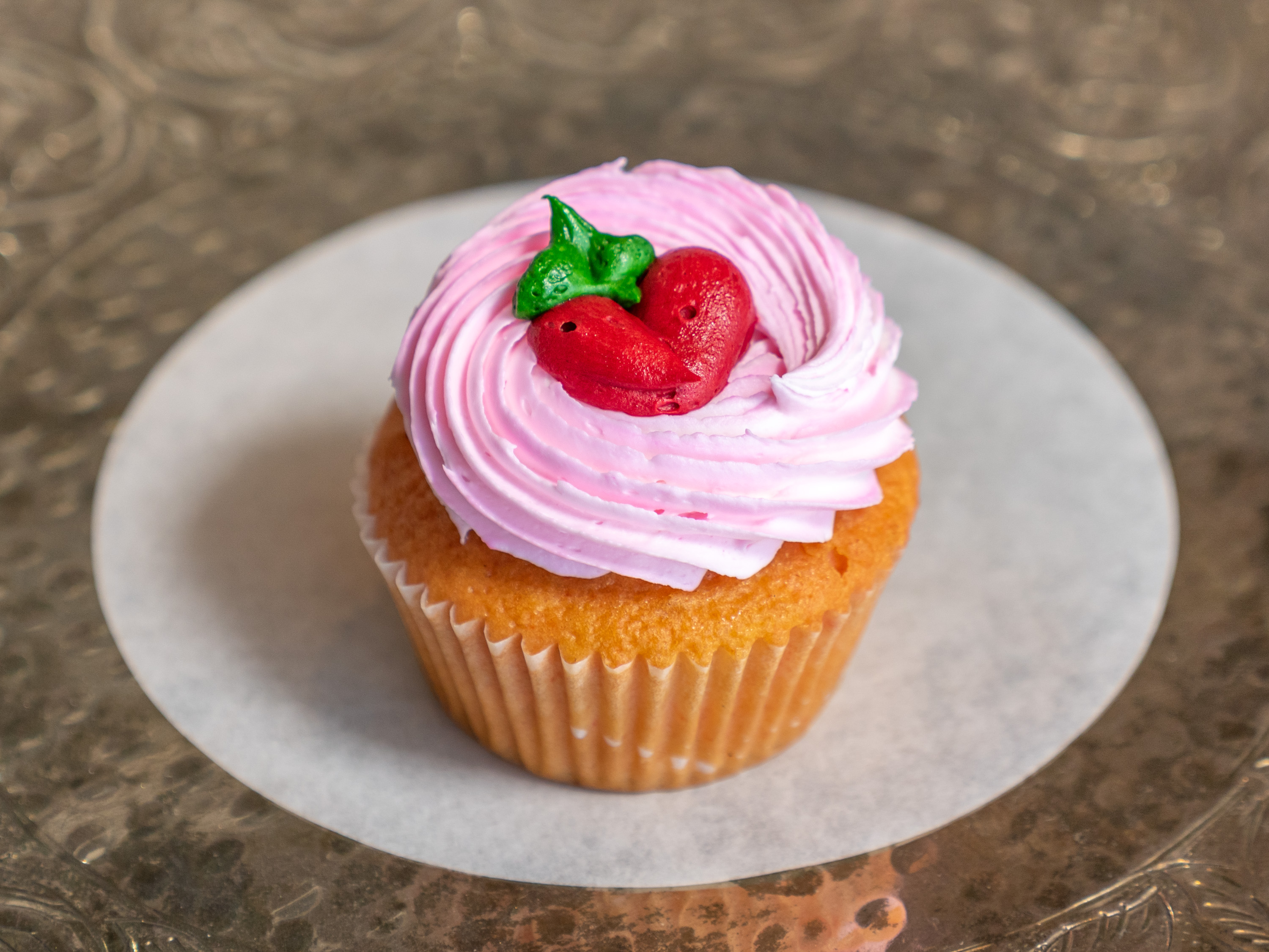 Order Strawberry Cupcake food online from Frosted Flour store, Lodi on bringmethat.com