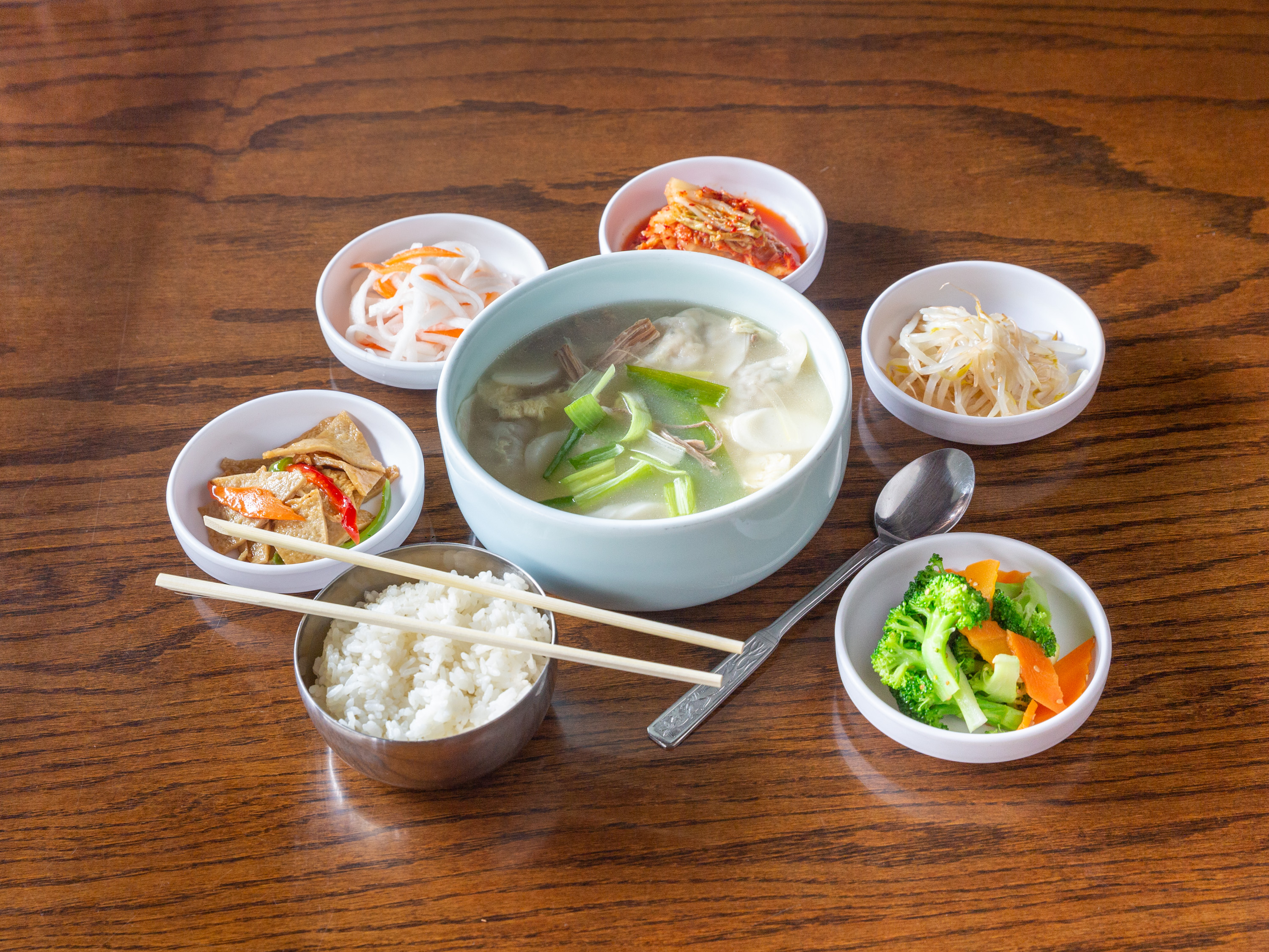Order Dumpling Soup food online from Edo Korean Japanese Restaurant store, Norwalk on bringmethat.com