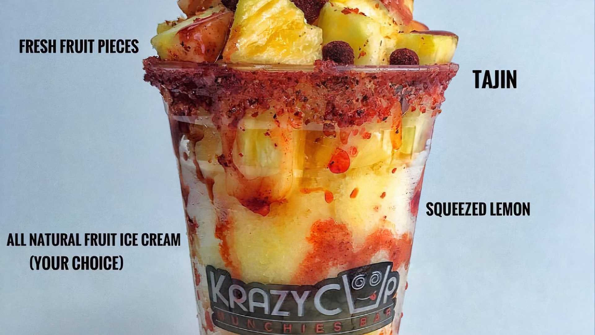 Order 1 Scoop Chamoyada food online from Krazy Cup store, Downey on bringmethat.com