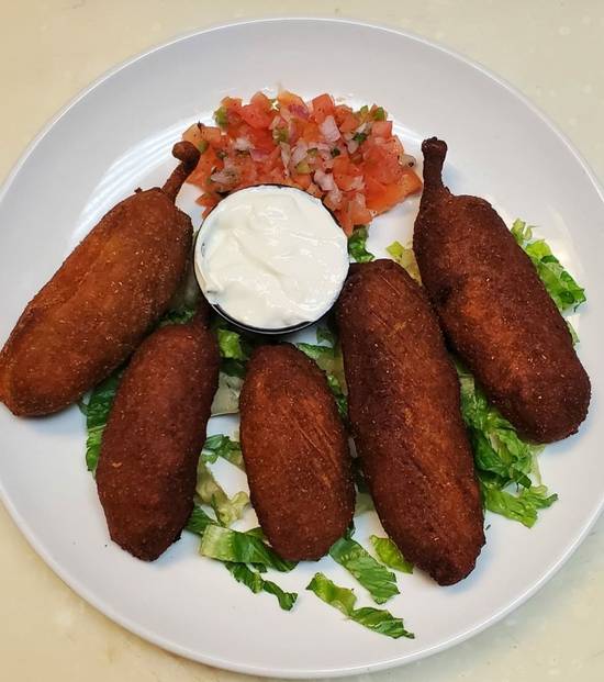 Order Jalapeno Poppers food online from Cowboy Cafe store, Arlington on bringmethat.com