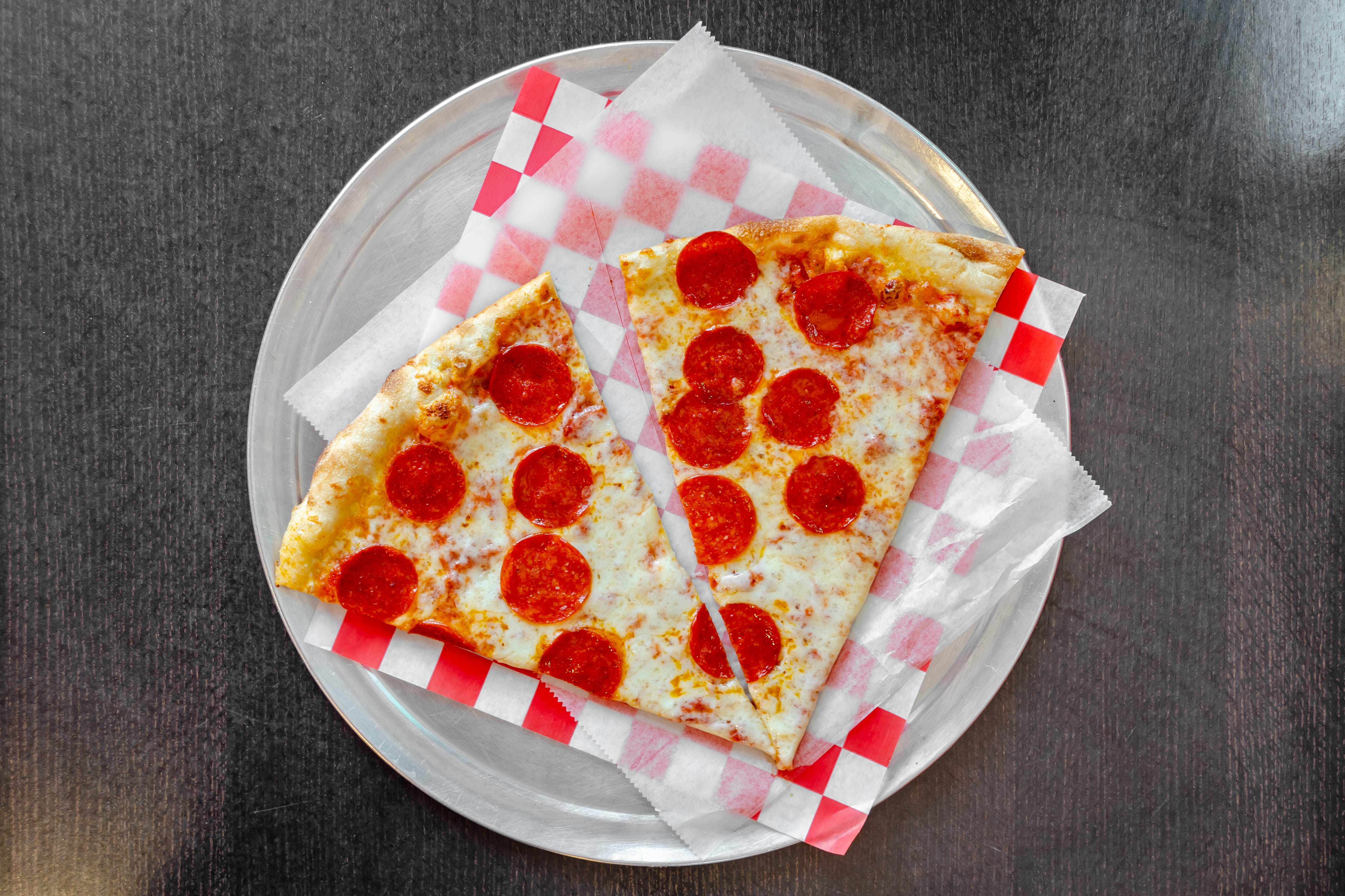 Order Pizza Slice with One Topping - Slice food online from Johnny Longhots store, Evesham Township on bringmethat.com