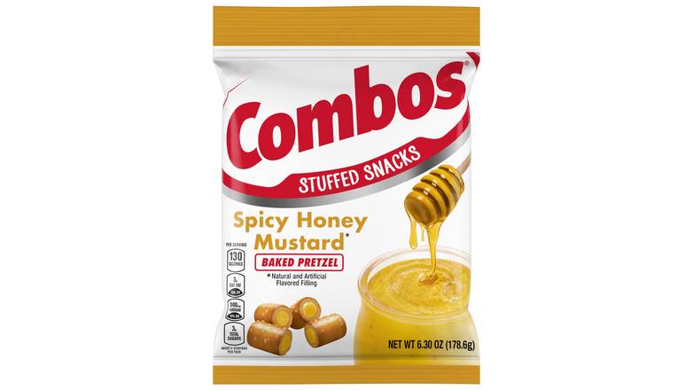 Order Combos Spicy Honey Mustard Baked Pretzel Snacks food online from Shell Rock Spring store, Bel Air on bringmethat.com