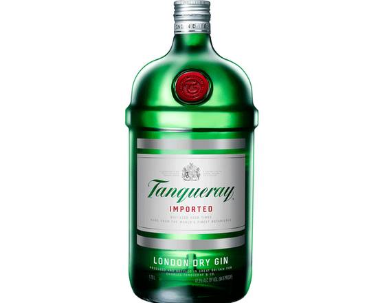 Order Tanqueray, 750mL gin (47.3% ABV) food online from Luckys Liquor store, Los Angeles on bringmethat.com