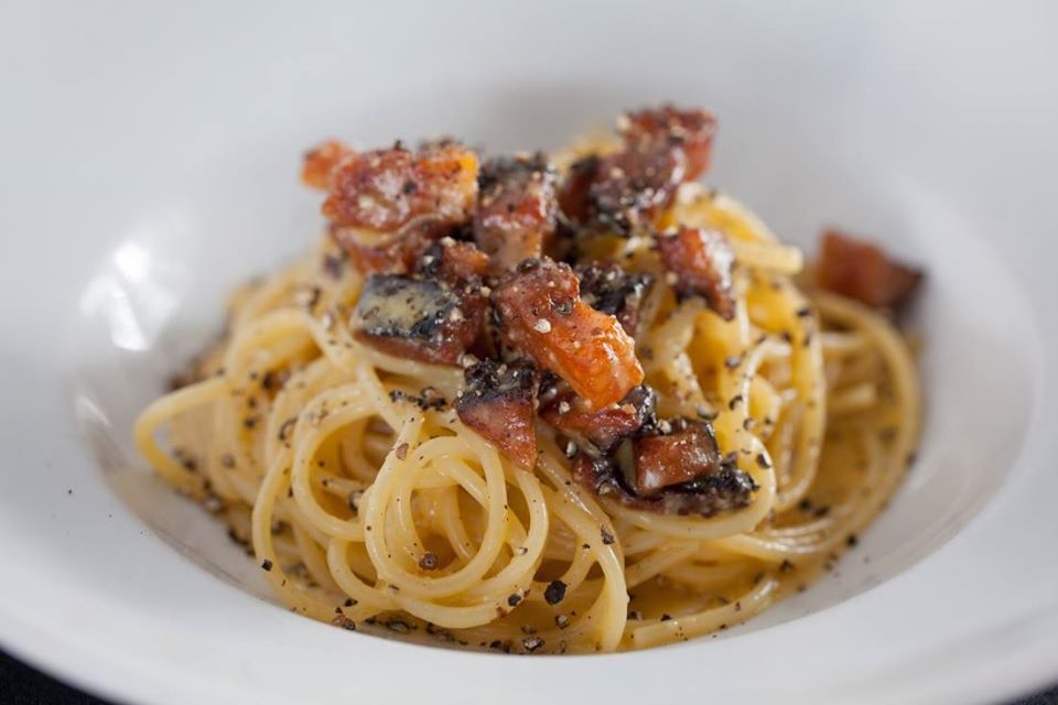 Order Spaghetti alla Carbonara food online from Bottega Romana store, Redondo Beach on bringmethat.com