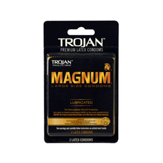 Order Trojan Magnum Condom (3 pk) food online from Shell store, Bowie on bringmethat.com
