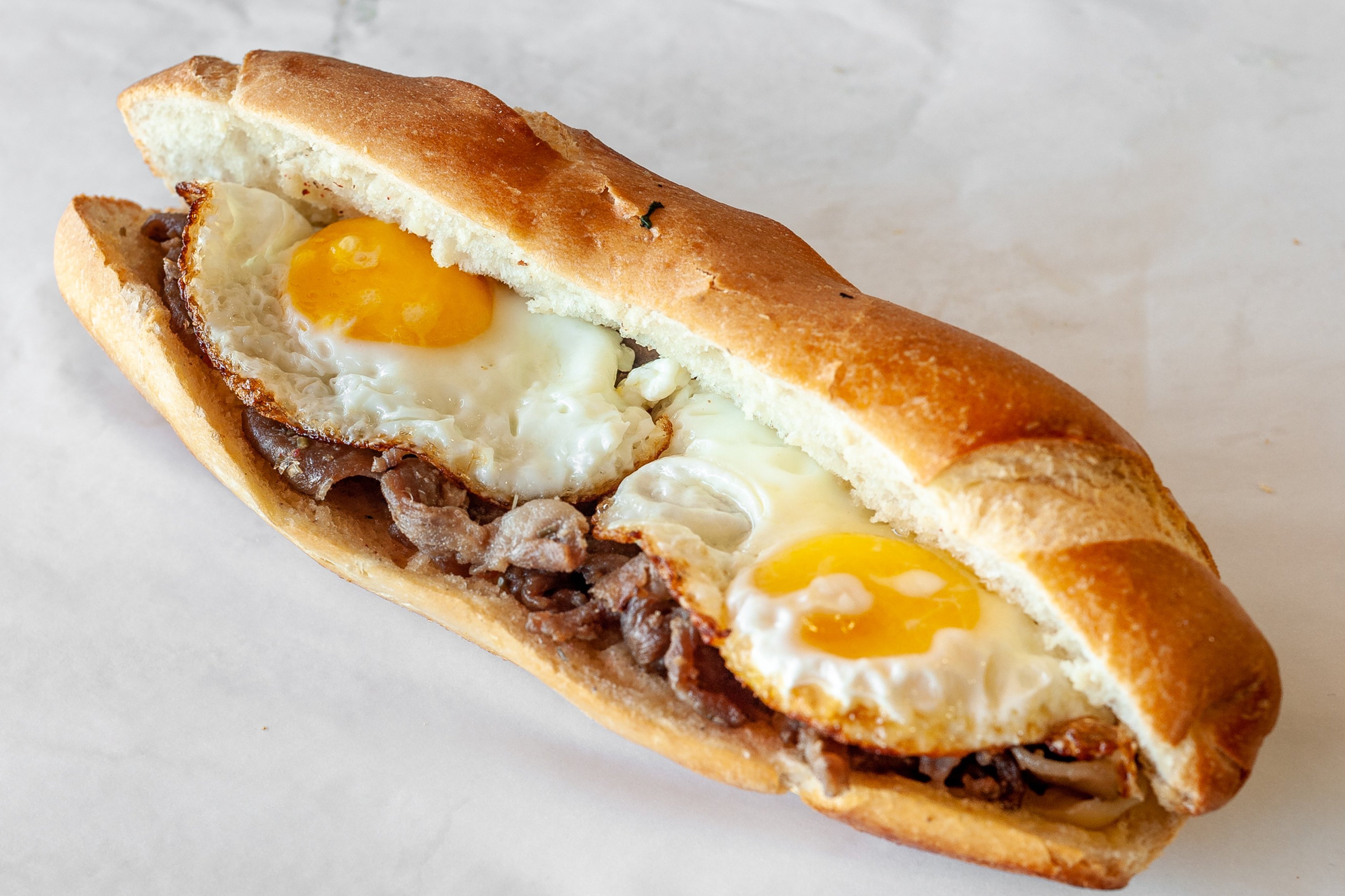 Order 29. Grilled Pork ＆ Egg food online from Banh Mi Oven store, San Jose on bringmethat.com