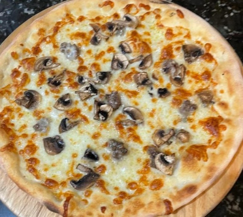 Order 41 Boscaiola Pizza food online from Andiamo Pizzaria store, Chicago on bringmethat.com
